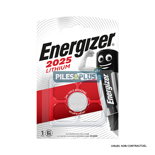 Pile Bouton CR2025 - Lithium 3V Energizer