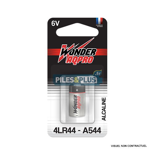 Pile 4LR44/A544 - Alcaline 6V Wonder