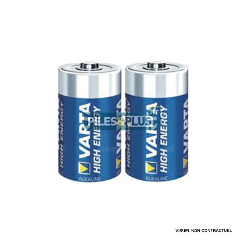 Piles C - Piles LR14 Alcalines High Energ Varta 1,5V