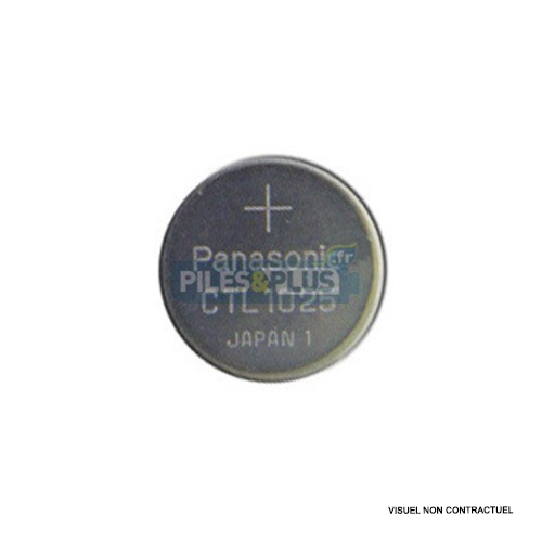 Pile bouton rechargeable CTL1025 - Lithium 2.3V