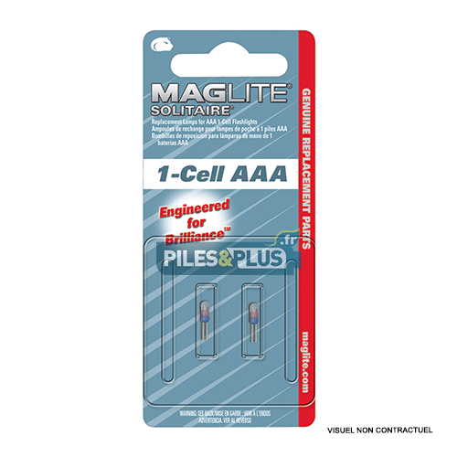 Ampoule pour solitaire 1 AAA Maglite - par 2