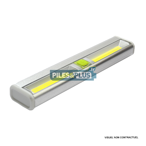 Barre led sans fil 200 lumens - aluminium