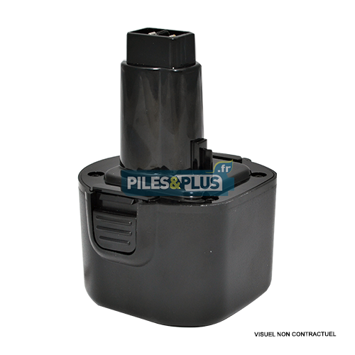 Batterie compatible pour Dewalt DE9036 - NiMh 9.6V - 3000mAh