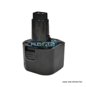 Batterie Dewalt DE9061 - 9.6V NIMH 2000mAh
