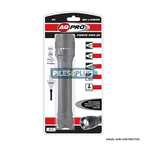 Lampe torche LED CREE aluminium - 2C