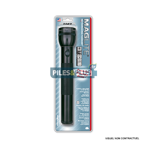 Lampe torche Maglite 3D - ML3 - Noire - 31cm