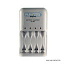 Chargeur de piles Sanyo vendu seul pour 4 accus AA HR6 et AAAHR03