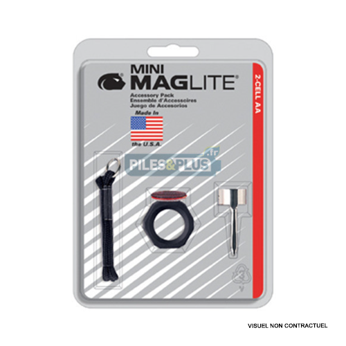 Porte lentille - bague anti-roulements - 3 lentilles pour Maglite AA