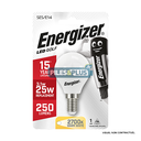 Ampoule LED Sphérique E14 250lm 3.1W/25W Energizer BL1