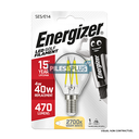 Ampoule LED Sphérique Filament E14 470lm 4W/40W Energizer BL1