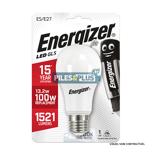Ampoule LED Standard E27 1521lm 13.2W/100W Energizer BL1