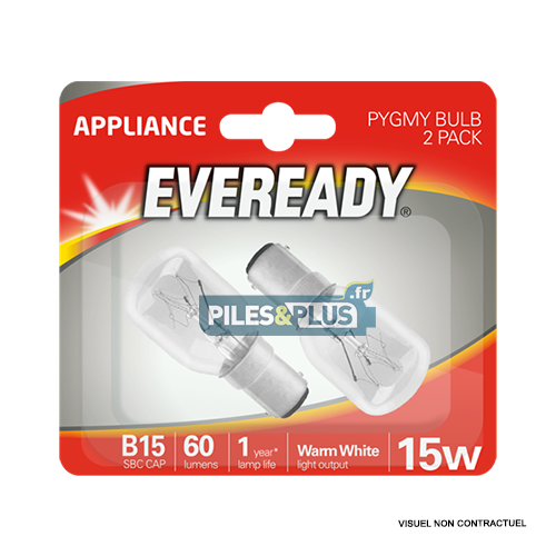 Ampoule Incandescente Pygmée M. A COUDRE 15W Eveready B2