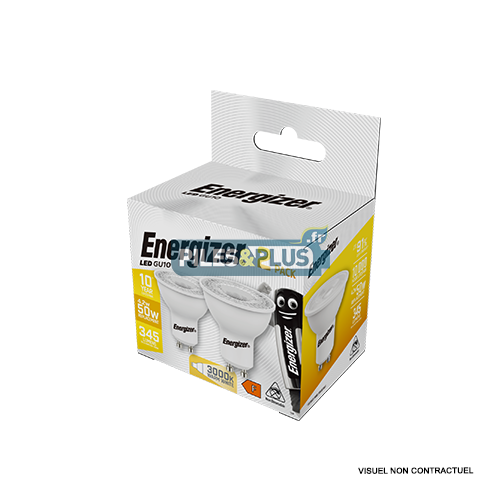 Ampoule LED Spot GU10 345lm 4.2W/50W Energizer BL2