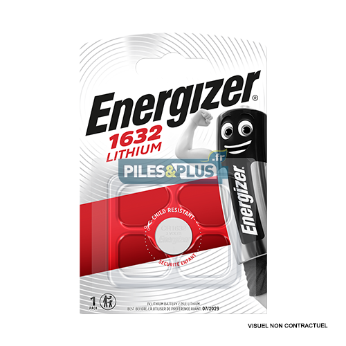 [EN619974] Pile Bouton CR1632 - Lithium 3V Energizer