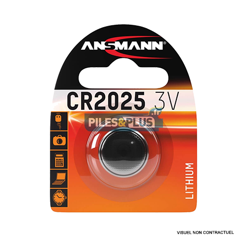 [SA05949] Pile Bouton CR2025 - Lithium 3V