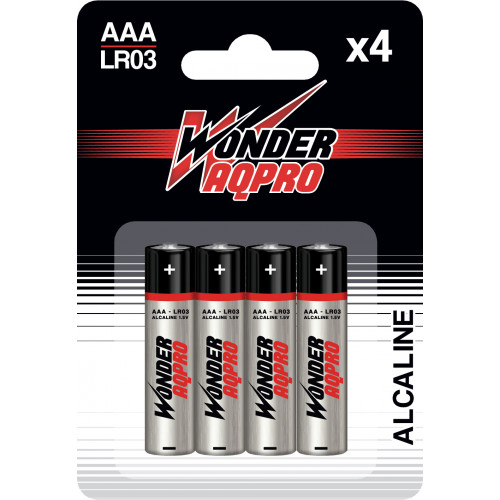 [WPLR03] Pile AAA LR03 - Alcaline 1.5V Wonder