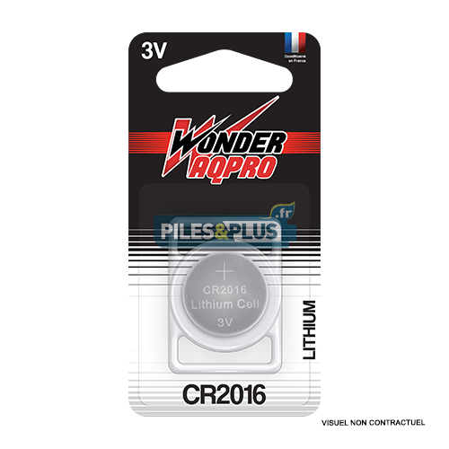 [WP2016] Pile Bouton CR2016 - Lithium 3V Wonder