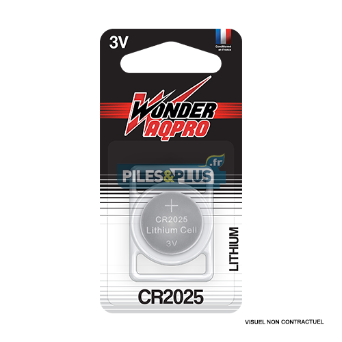 [WP2025] Pile Bouton CR2025 - Lithium 3V Wonder