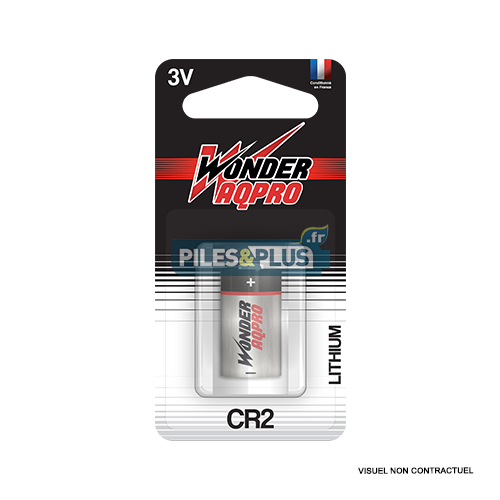 [WPCR2] Pile CR2 - Lithium 3V - Wonder