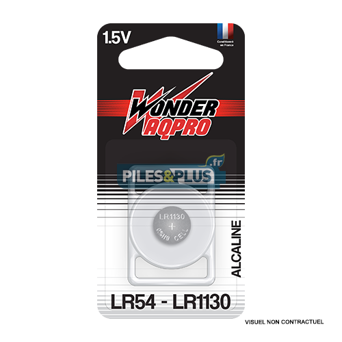 [WPLR54] Pile LR54/LR1130 - Alcaline 1.5V Wonder
