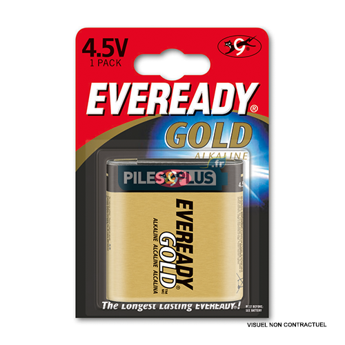 [EV631283] Pile 3LR12 4.5V - pile plate alcaline 4,5V Eveready