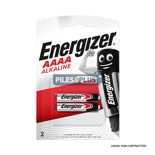 [EN624625] Pile AAAA - LR61 - pile Alcaline 1,5V E96 Energizer - par 2