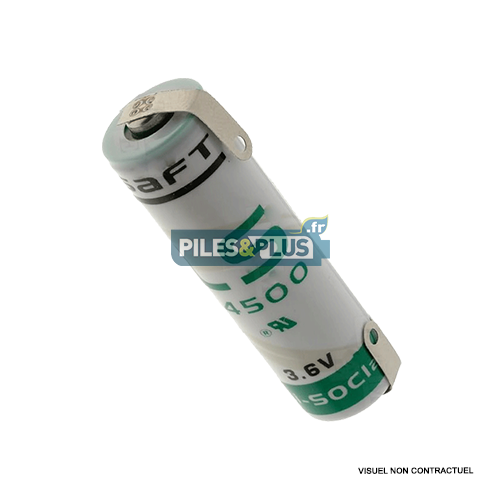 [OELSH6F] Pile SAFT LS14500 LSH6 3,6 - lithium industriel - languettes