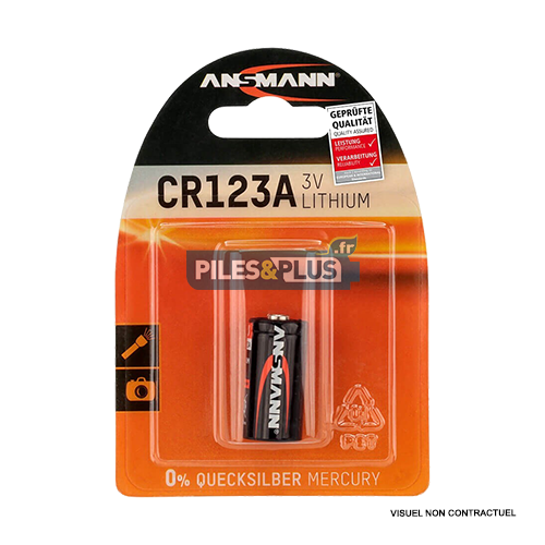 [AN20012] Pile photo Lithium CR123 - CR123A - DL123 - CR17345