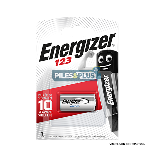 [EN628290] Pile photo 123AP - CR17345 Lithium 3V Energizer