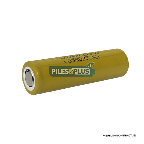 [OE1865015] Batterie LIR18650 lithium 18650 -1500mAh 3.7V - sans PCB LG