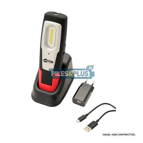 [OEBALR2] Lampe baladeuse rechargeable led cob - 250 lumens