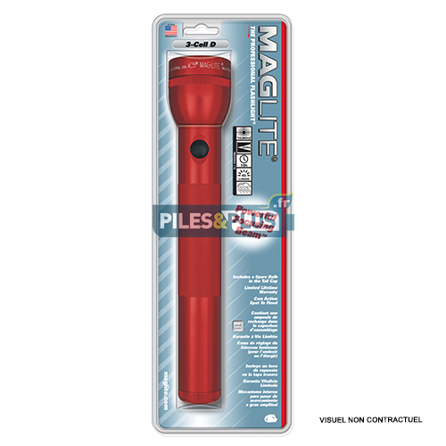 [MGS3D036] Lampe torche Maglite 3D - ML3 - Rouge - 31cm