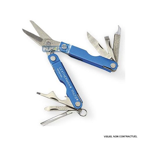 [LEMIB] Leatherman Micra compact - bleu - 11 fonctions