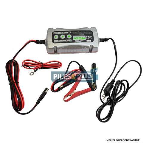 [OECH2] Chargeur intelligent tout type de batteries plomb 6V - 12V - 3.5Ah