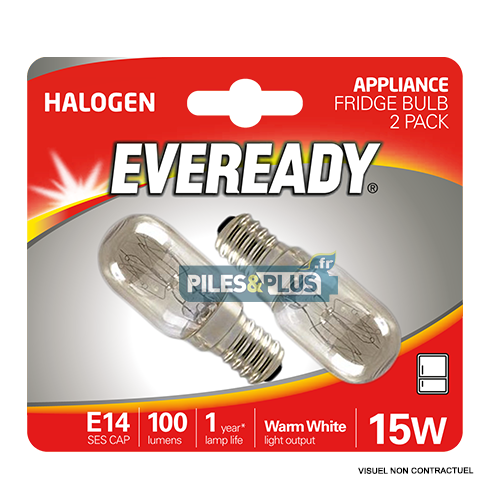 [PO0875] Ampoule Incandescente frigo E14 15W 300°C Eveready B2