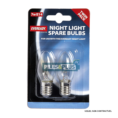 [PO1067] Ampoule Incandescente Veilleuse E14 7W Eveready B2